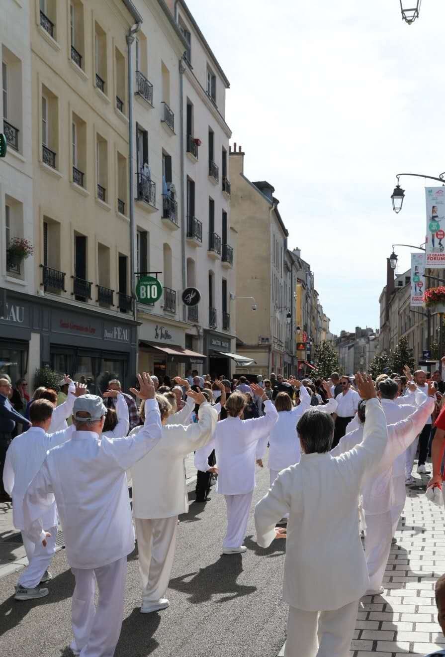 démonstration de Taiji Quan lors du Forum des associations du 6 septembre 2025