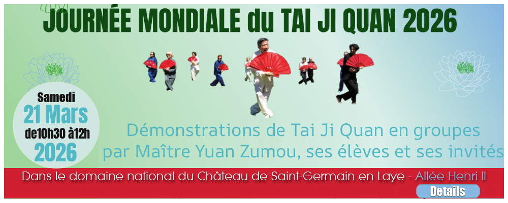 JOURNÉE MONDIALE du TAI CHI CHUAN 2026 avec TAICHICHUAN 78